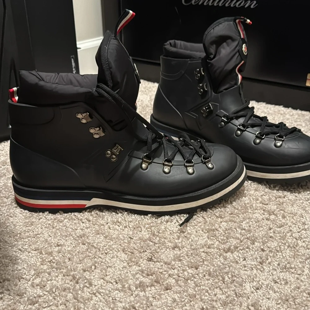 Moncler ULTRALIGHT Rubber Boots Size 44 (10.5-11) - Picture 2 of 9